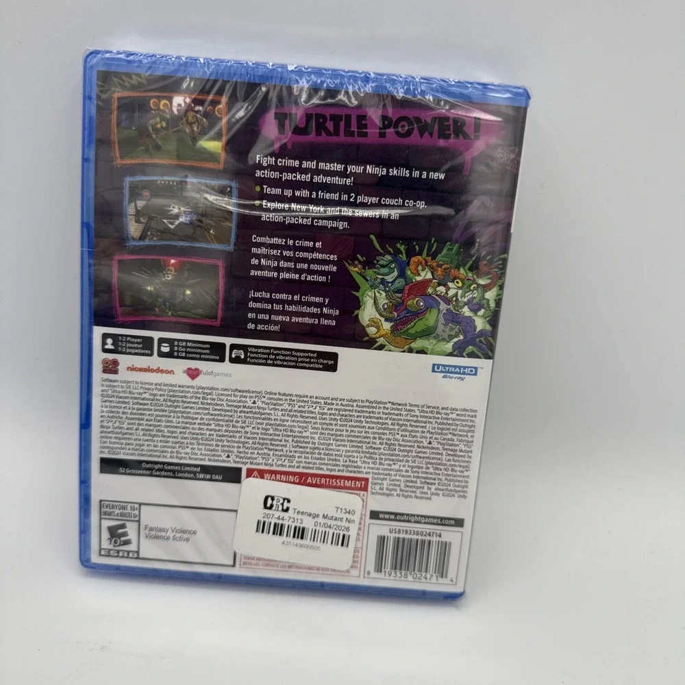 Teenage Mutant Ninja Turtles: Mutants Unleashed (Sony PlayStation 5 PS5)